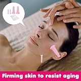 Eophmi Face Cupping Set 4 Pcs Silicone Facial Cups Pink 8x3.7 cm 5x1.5 cm view 5