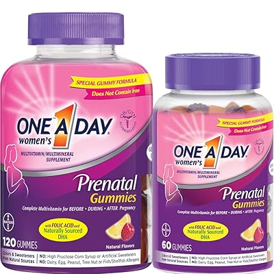 Buy One A Day Women S Prenatal Multivitamin Gummies Supplement For Before And During Pregnancy Including Vitamins A C D E B6 B12 And Folic Acid 180 Count Online In Bahrain B07vpdqxwp