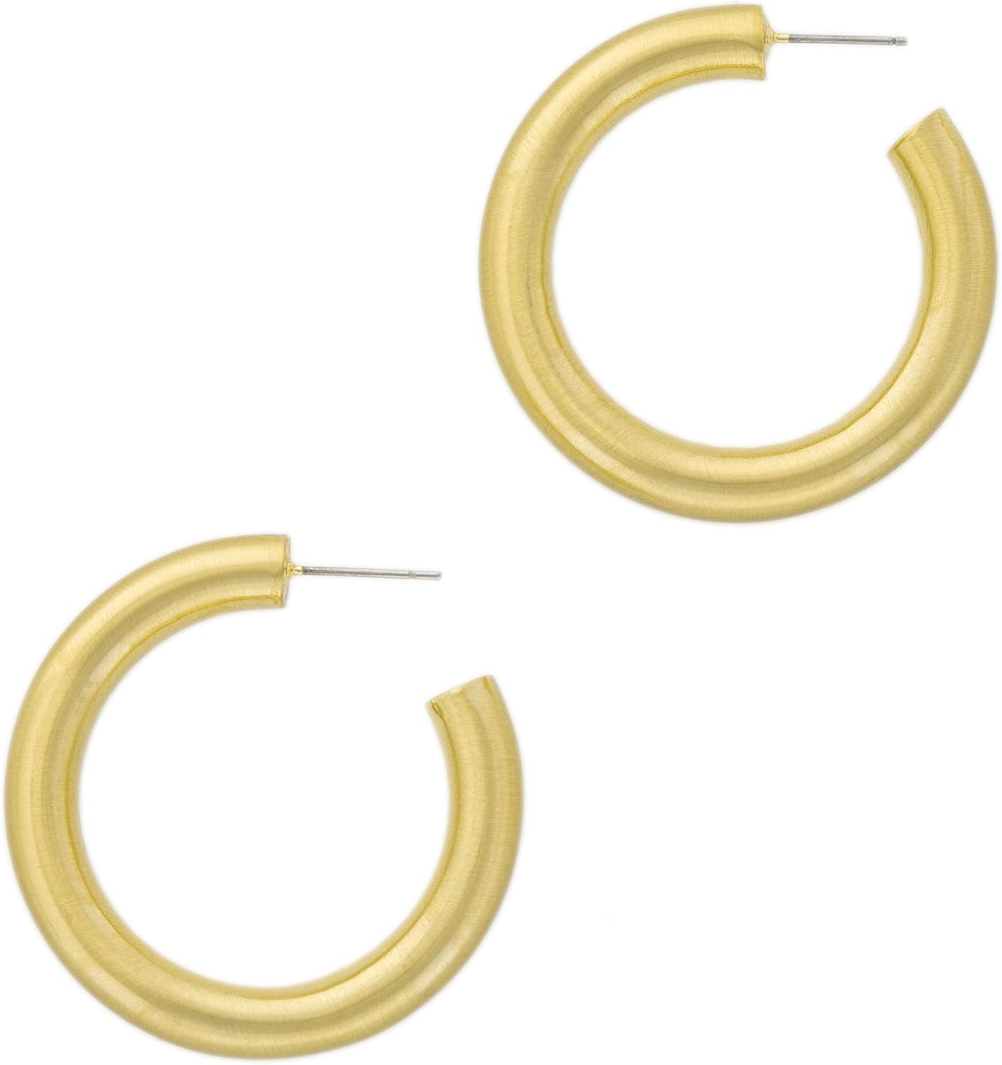 Columbus 14K Brushed Gold Plated Chunky Lightweight