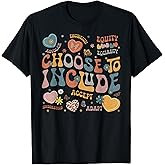 Choose to Include Inclusion Matters Autism Awareness Teacher Men Women Girls Kids T-Shirt
