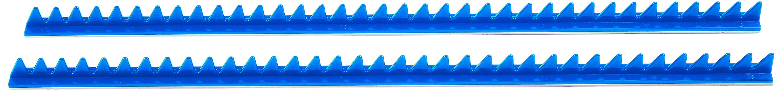 Laser 6976 Sharks Teeth Spanner Organiser - 35 Spanners, Blue