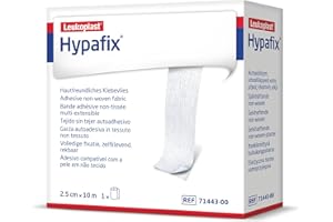 Hypafix Wide Area Fixation - For Securing Wound Dressings and Devices - 2.5 cm x 10 m, 1 Roll