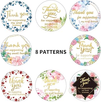 Thank You For Supporting My Small Business Stickers Thank You Sticker Foil Thanks For Shopping Stickers Thank You Stickers Thank You Stickers Business Stickers Thank You Sticker Home Arts Crafts Sewing