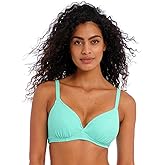 Freya Womens Ibiza Waves Underwire Plunge Bikini Top