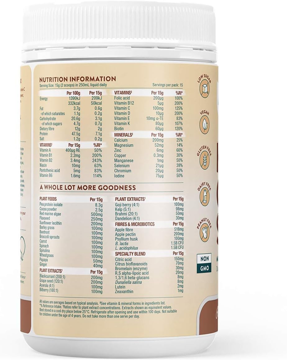 Nuzest, Kids Good Stuff, Vegan Smoothie Mix, Rich Chocolate, Multivitamin Nutritional Supplement Protein Shake for Children - Image 3
