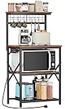 Furologee Kitchen Bakers Rack with Power
