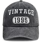Vintage 1990 1991 1992 1993 1994 1995 1996 1997 1998 1999 Hat for Men Women, Funny Adjustable Cotton Birthday Baseball Cap