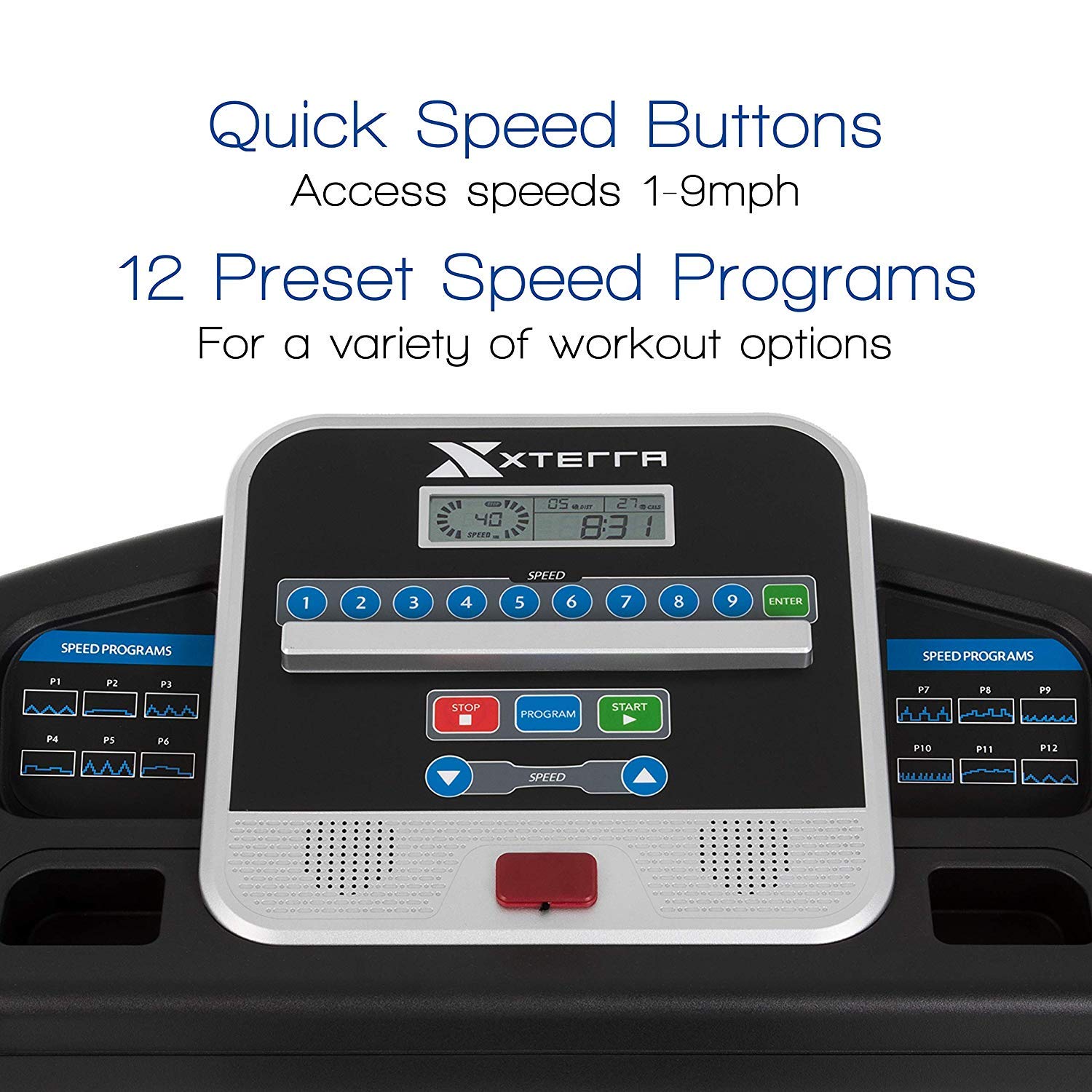 XTERRA Fitness TR150 Folding Treadmill Black Best Hydraulic Product