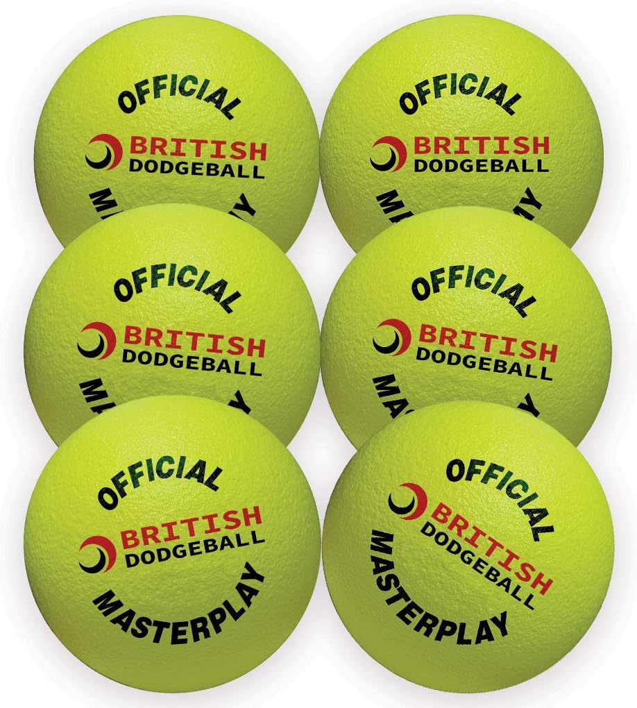 Official British Dodgeball Foam Dodgeball Six Pack Amazon.co.uk Sports & Outdoors