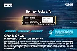 KLEVV CRAS C710 256GB M.2 NVMe PCIe Gen3x4 Internal