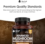New Leaf Mushroom Complex 120 Tablets - Lions Mane, Cordyceps & More view 5