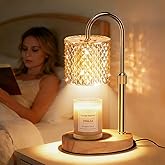 ZENLEA Candle Warmer Lamp with Timer, Candle Lamp with Dimmer, Wax Warmer Height Adjustable for Home Decor, Wax Melt Warmer for Scented Candles