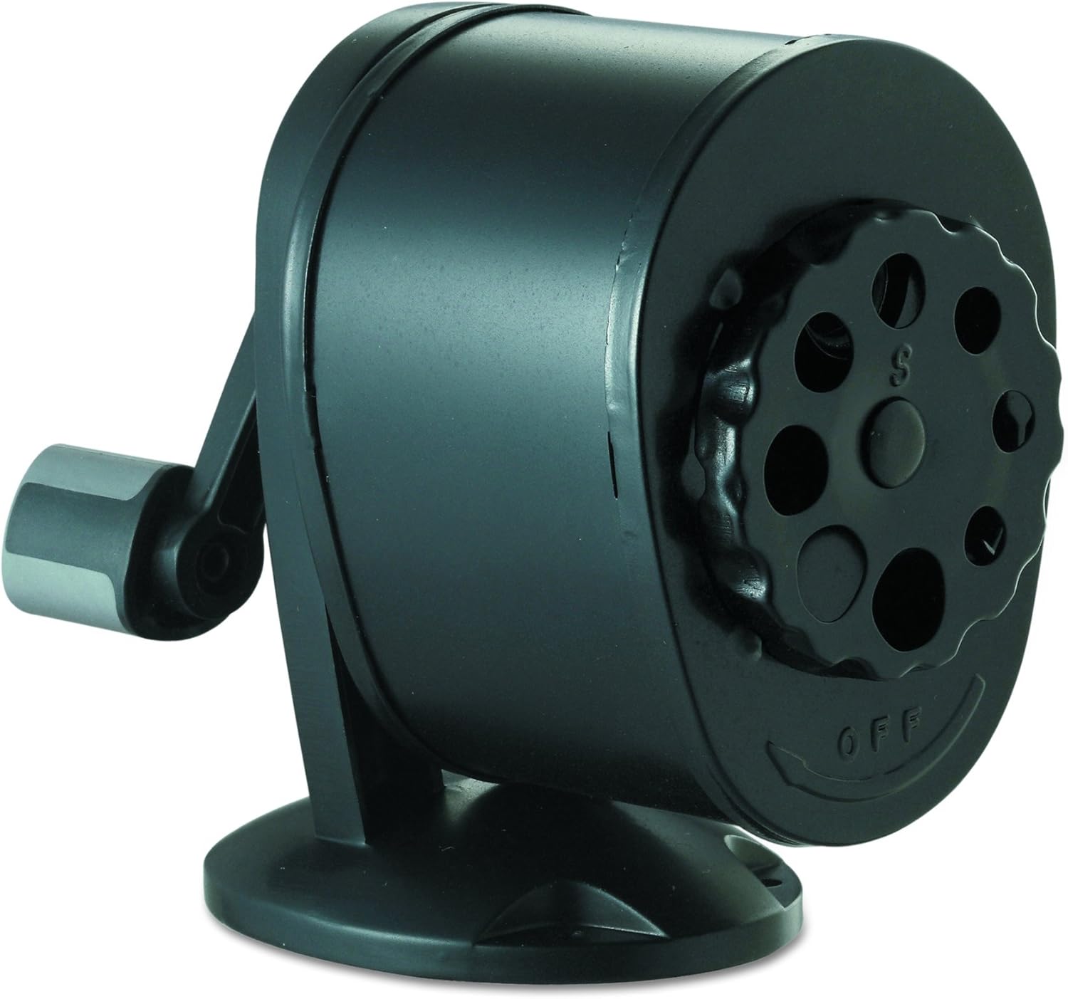 Bostitch Metal Antimicrobial Manual Pencil Sharpener, Black (MPS1-BLK) : Office Products