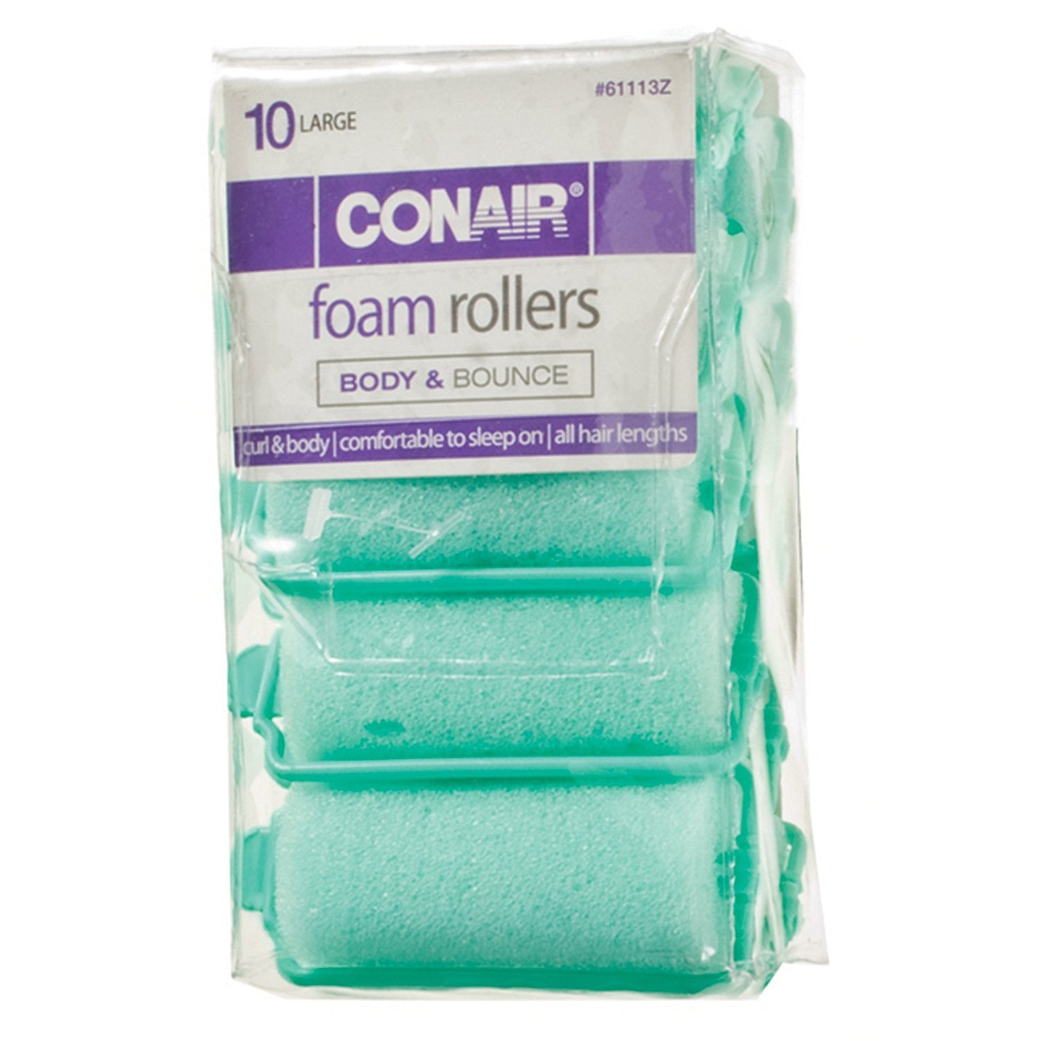 Conair Medium Foam Hair Rollers 12 Pcs. Hair Rollers