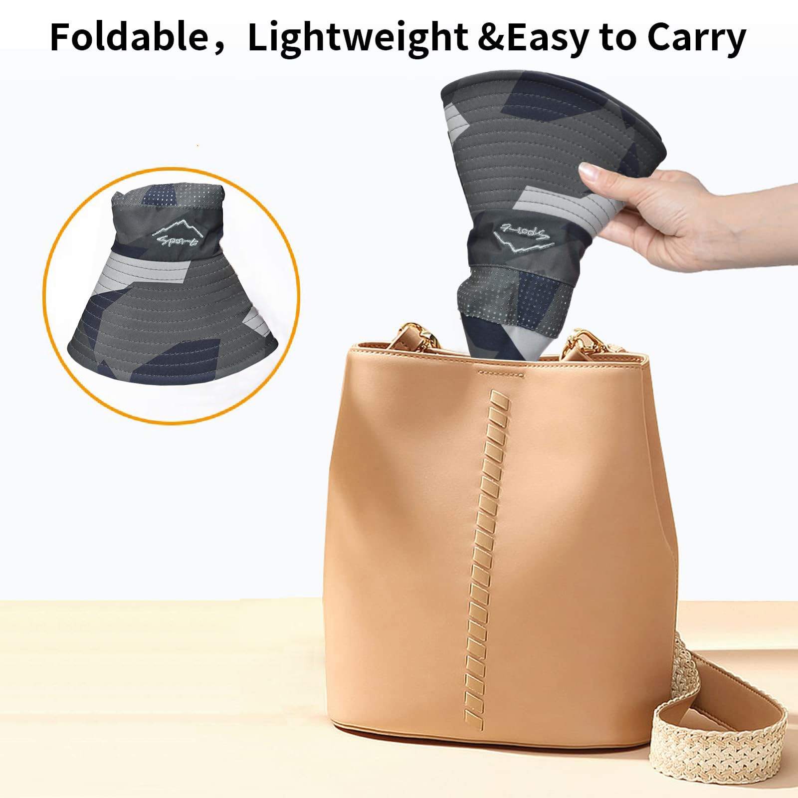 Sun Hats for Men Women Fishing Hat UPF 50+ Breathable Wide Brim Summer UV Protection Hat