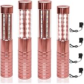 ZSSXOLED 4 Pieces LED Strobe Baton Lights Rechargeable LED Bottle Service Light Reusable Handheld Champagne Bottle LED Light