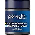 ProHealth Longevity Micronized Trans Resveratrol Powder 30 Grams - 98% Pure Pharmaceutical Grade, 1000 mg per Scoop, Superior Absorption and Bioavailability
