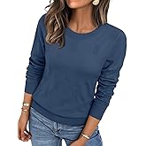 LILLUSORY Womens Sweaters Fall Fashion 2026 Lightweight Long Sleeve Knit Pullover Casual Trendy Tops Winter Clothes