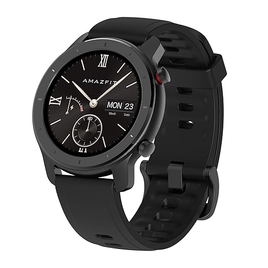 Amazfit GTR A1910 42 - Smartwatch (42 mm), Color Negro ...