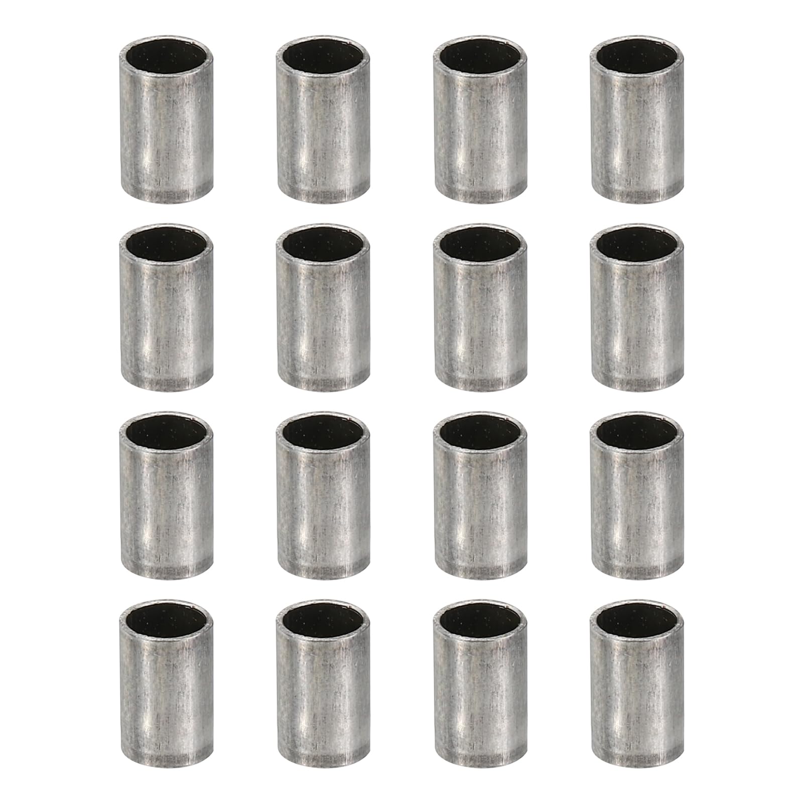 PATIKIL M5 Steel Spacers, 40 Pcs Metal Spacers Steel 5mm ID x 6mm OD x 8mm L Carbon Steel Spacer Screw Standoff Round for 1/5in or M5 Screw Bolts