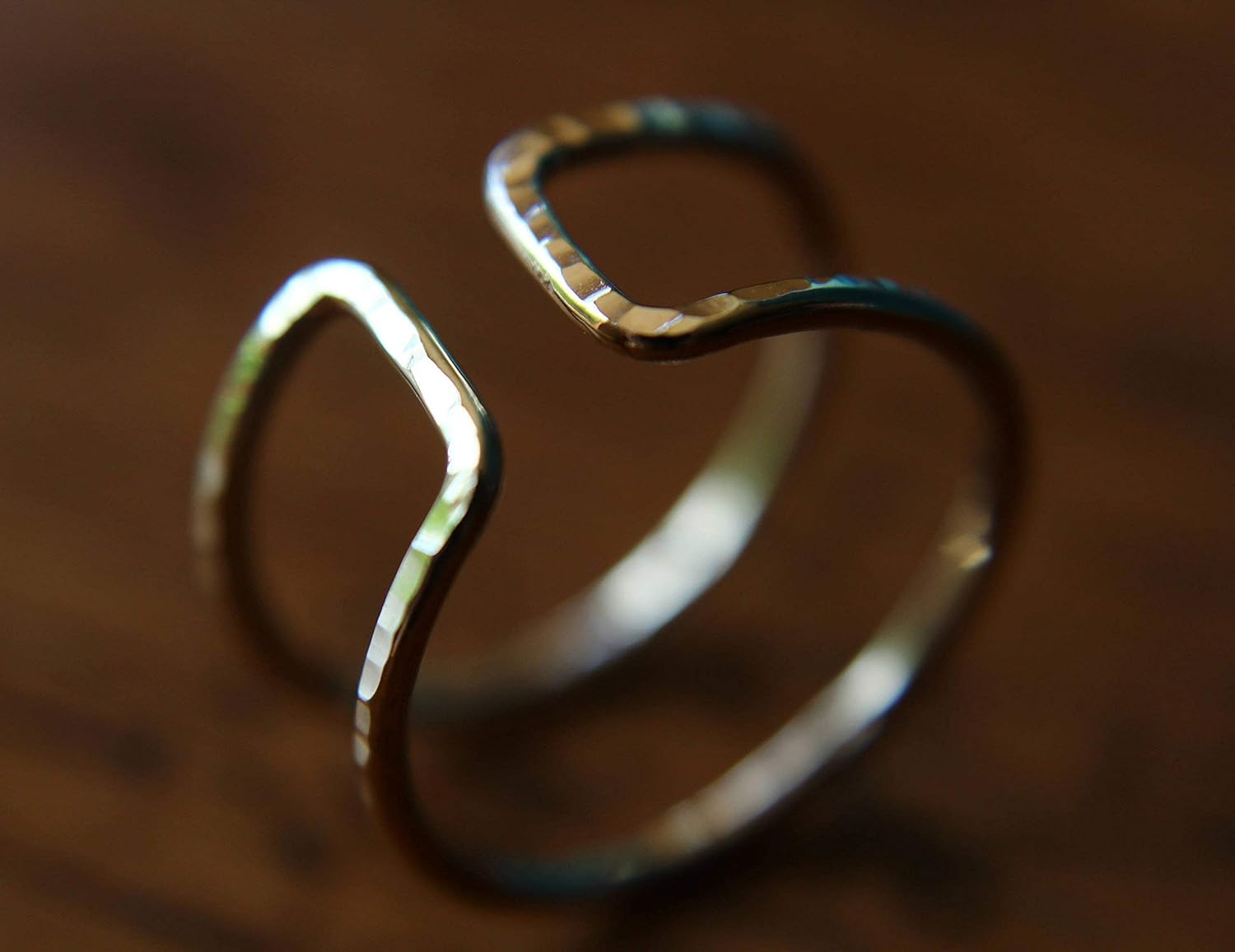 Open Bar Ring,Parallel Bar Ring,Double Bar Ring,Gold Bar Ring,Modern Ring,Open Ring