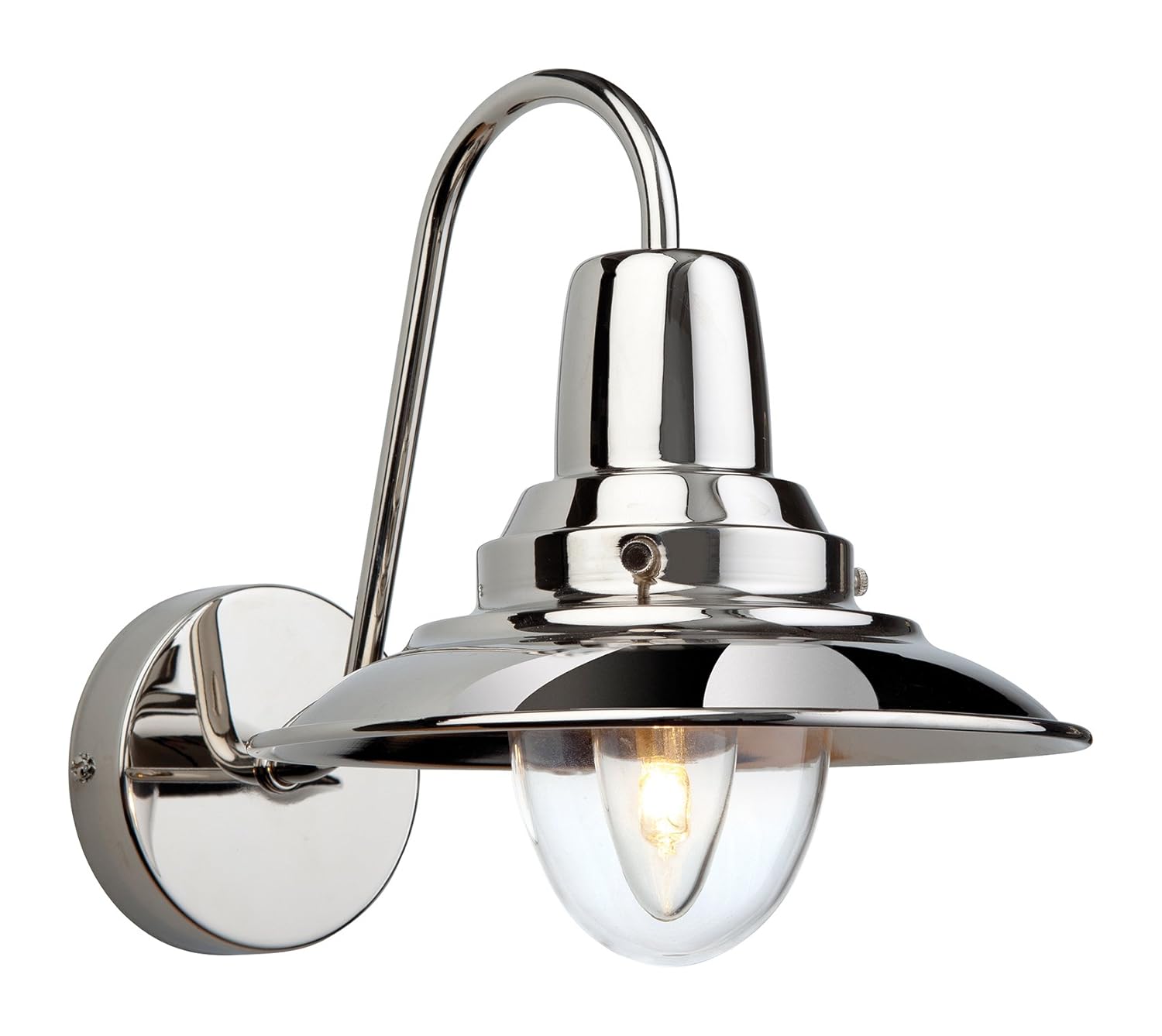 Firstlight Products Fisherman's Wall Light, Chrome, E14 (Small Edison