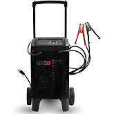 Schumacher Electric Wheeled 6A Car Battery Charger &amp; Maintainer &ndash; DSR131 | DSR Pro-Grade &ndash; Automatic Operation &ndash; 6V/12V &ndash; 250A Engine Start &ndash; 50A Boost &ndash; Power Sport, Auto, Marine Batteries