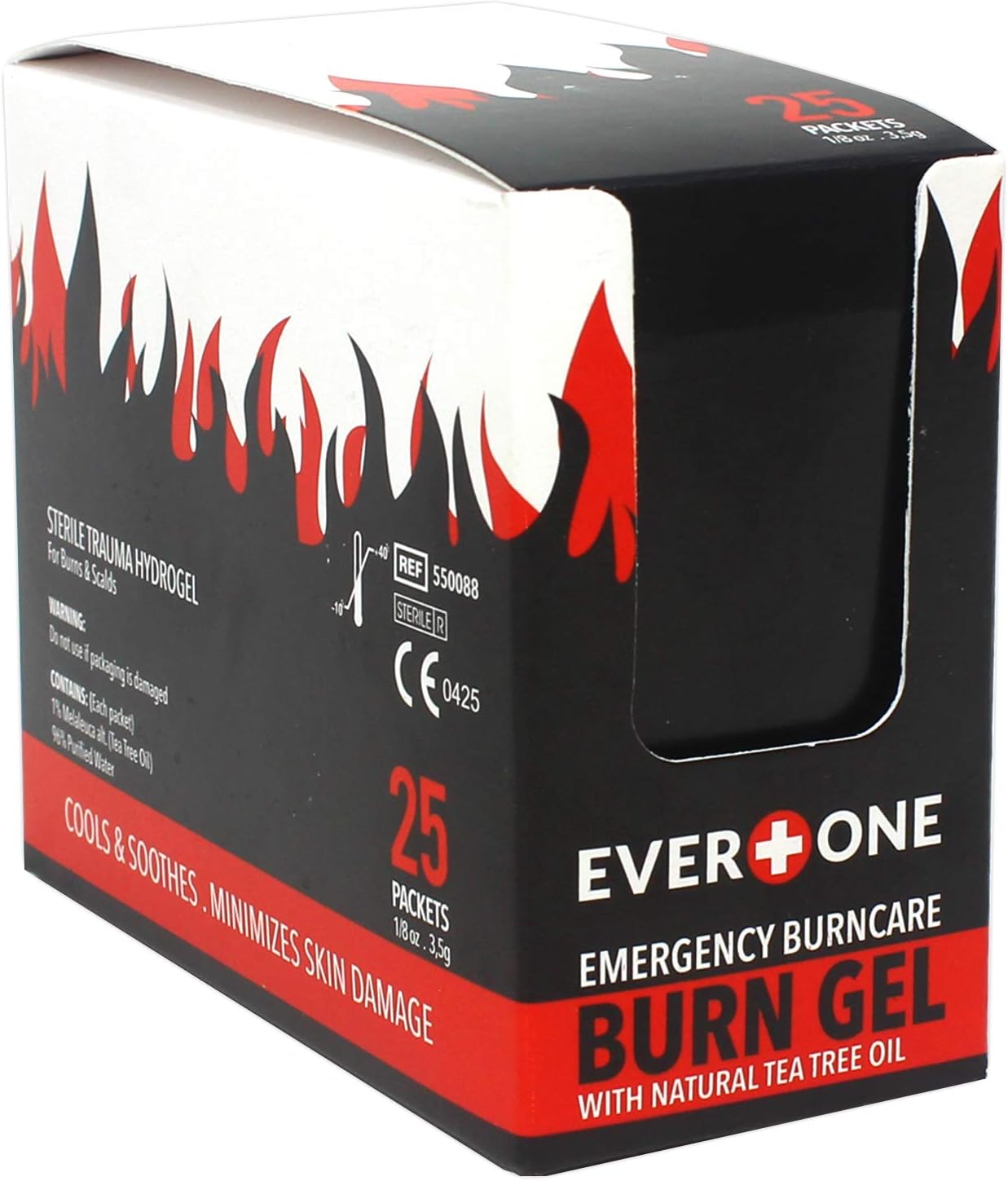 EverOne Emergency Burncare Burn Gel, 3.5g Packets, 25 Count: Health & Personal Care