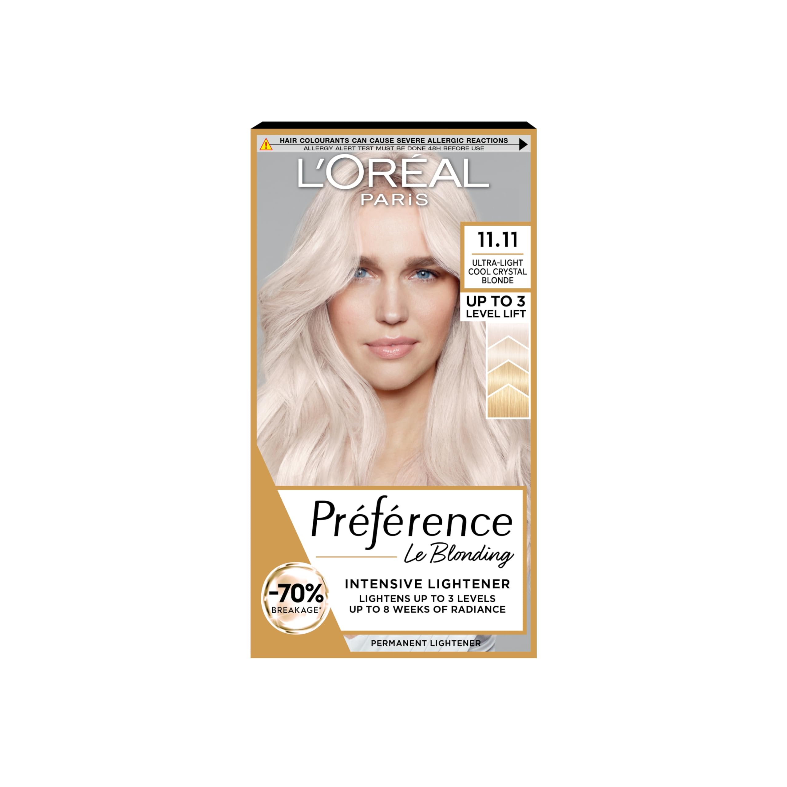 L'Oreal Paris Preference Hair Dye, Long Lasting, Luminous Permanent Hair Colour, 11.11, Venice