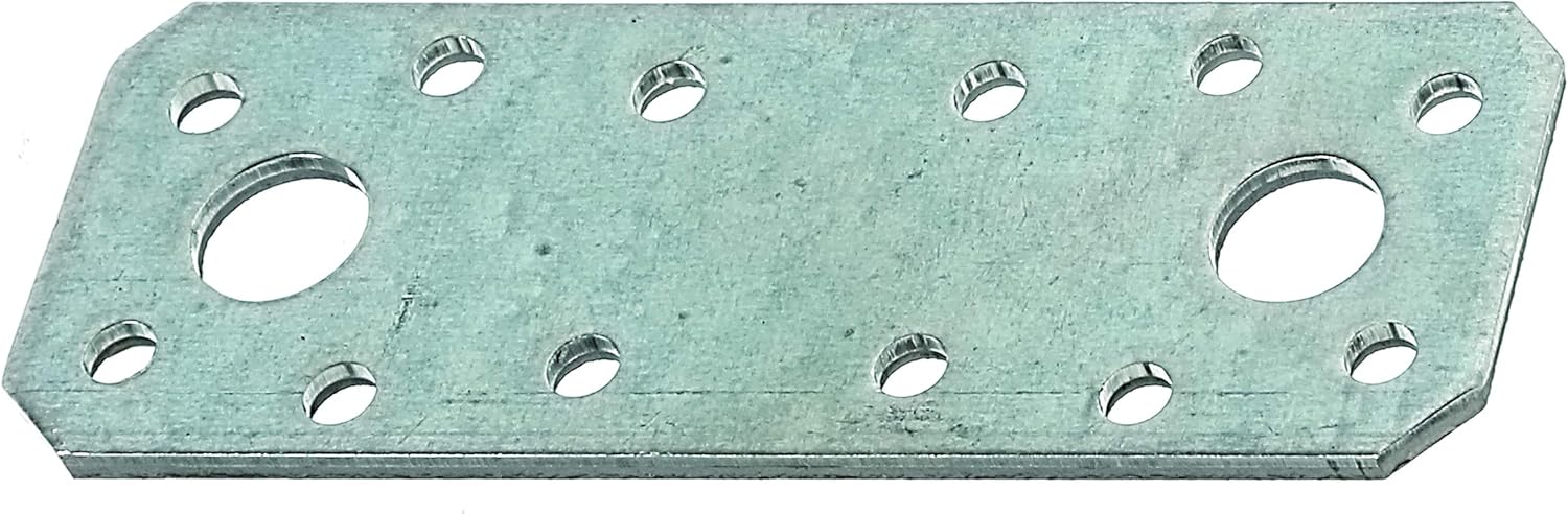 Connecting Plate, Large Pack, galvanised Steel 100 x 35 mm / 25 STK, Sendzimirverzinkt