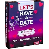 RISKY COUPLES Let's Have a Date 40 Date Night Scratch Off Cards for Couples | Romantic Gift for Wife, Girlfriend, Boyfriend, or Husband