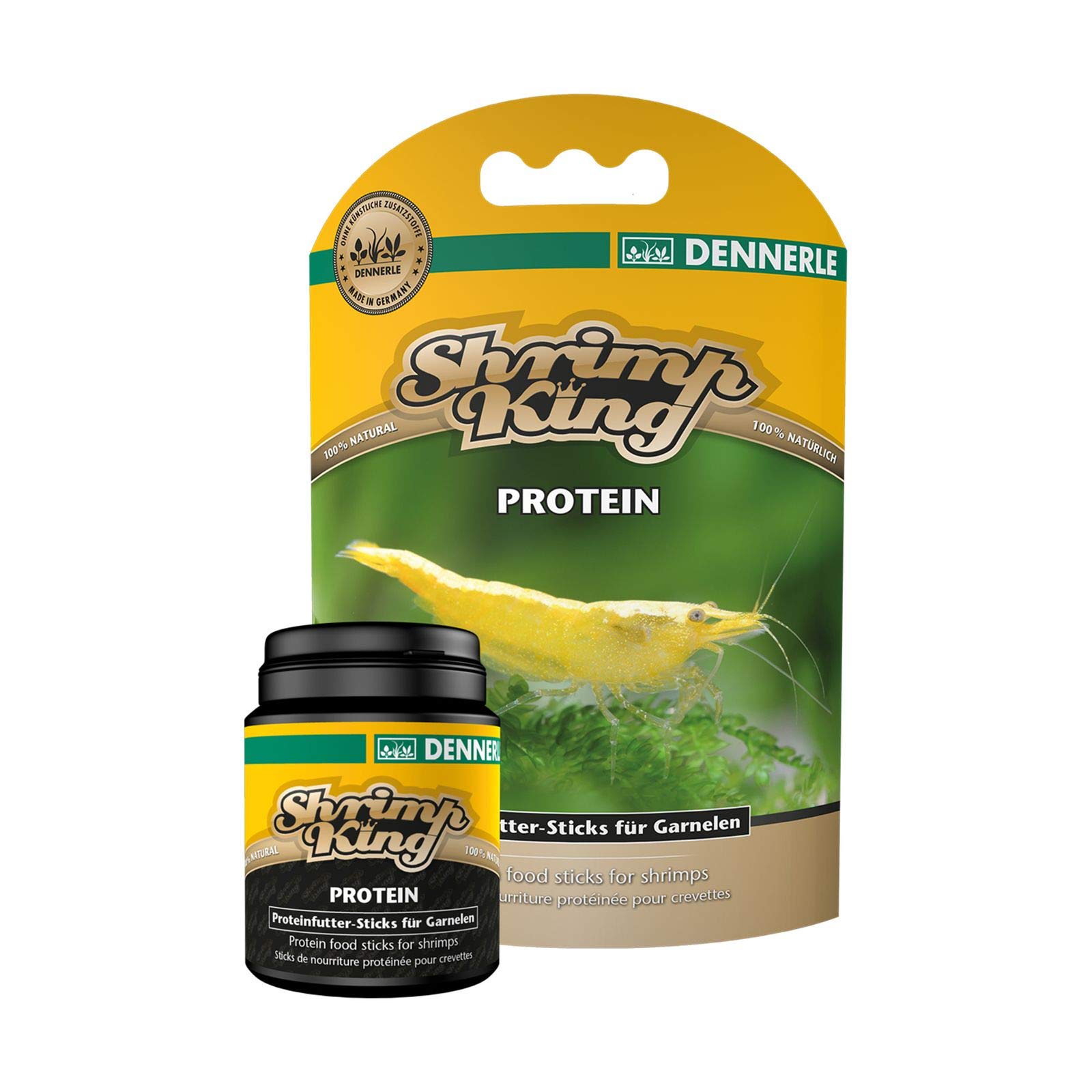 Dennerle Shrimp King Protein 45g - Protein food sticks for shrimp with increased protein requirements - promotes growth and egg formation