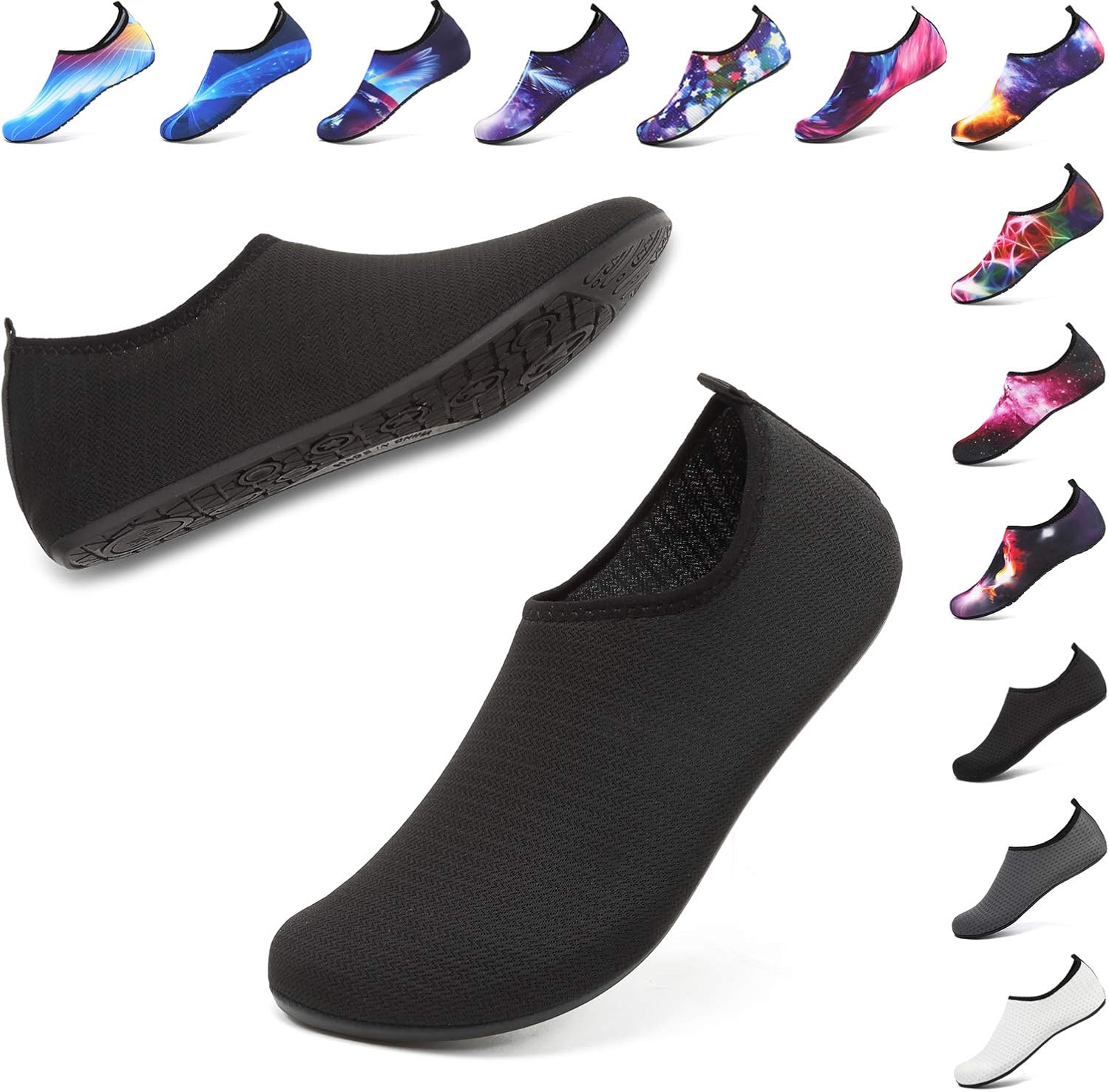  | ANLUKE Womens Mens Water Shoes Barefoot Quick-Dry Aqua Socks for Beach Swim Surf Water Sport | Water Shoes