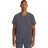 Healing Hands Scrubs for Men Modern Fit, Scrub Top Jake with 3 Patch Pockets, Side Vents and Stretchy Fabric 2331