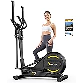 OWLSKY Elliptical Exercise Machine, Elliptical Machine for Home with Hyper-Quiet Magnetic Driving System, 16 Resistance Levels,300LBS