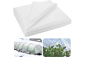 Alphatool Greenhouse Cover Plastic Sheeting - 10 x 30 ft Plant Covers Freeze Protection, Frost Cloths for Outdoor Plants, Clear Floating Row Cover for Outdoors Garden Plants Vegetables Crops