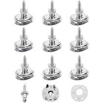 Lot de 5 – Lift The Dot kit Douille et plate, clous à vis avec filetage 3/20,3 cm Bateau Canopy sur toile Coque Lot de 5 – Lift The Dot kit Douille et plate, clous à vis avec filetage 3/20,3 cm Bateau Canopy sur toile Coque