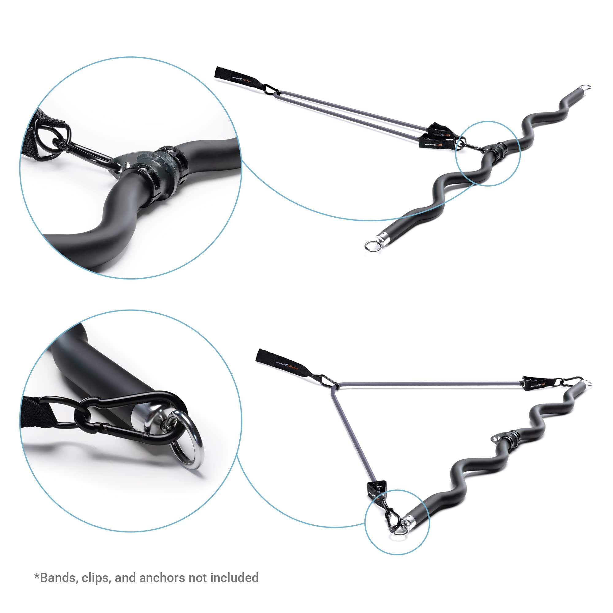 Marcy Deluxe Exercise Curl Bar for Lats, Curls and More for Home Gym Workouts BBEB-7355