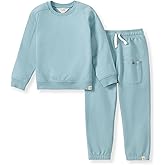 Burt's Bees Baby Boys Shirt and Pant Set, Long Sleeve Top & Bottom Outfit Bundle, 100% Organic Cotton