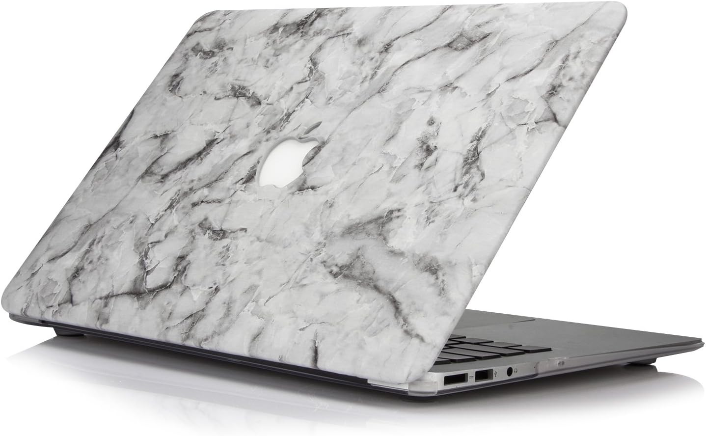 AUSMIX Compatible with MacBook Pro 13 inch Case 2015 2014 2013 end 2012 Older Version with Retina Display A1502/A1425, Smooth Touch Plastic Hard Shell Case Rubber Protective Cover, Grey Marble