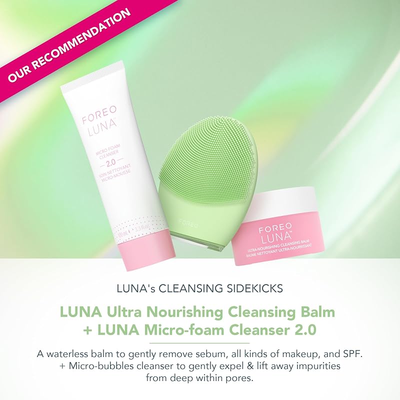 LUNA 4 Gesichtsreinigungsbürste - Straffende Gesichtsmassage - Anti-Aging-Pflege - Verbessert die Aufnahme von Gesichtspflegeprodukten - Einfache Gesichtspflege-Tools - Misch haut