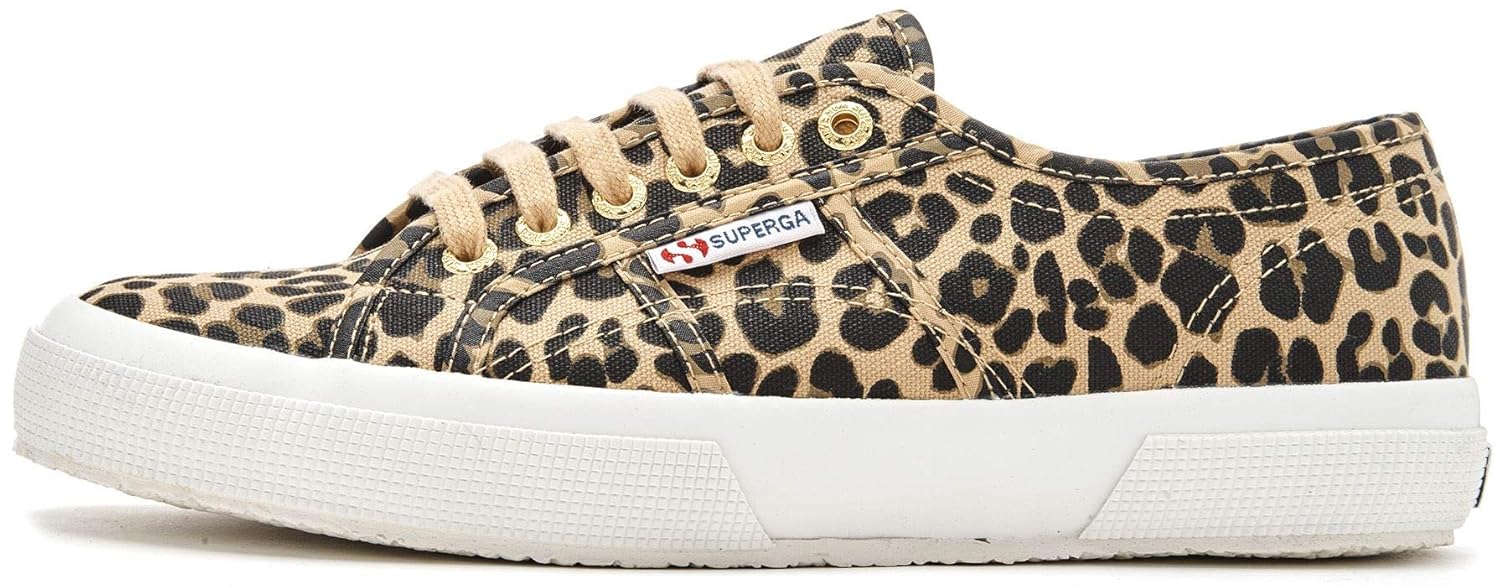 superga leopard print trainers
