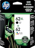 HP Original 62 Tri-Color / 62XL Black Ink