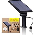 Brightech Ambience Pro Replacement Solar Panel – Compatible ONLY with with Brightech 1W Remote Controlled LED String Lights – Commercial Grade Weatherproof Backyard and Patio Lights - 1 Solar Panel