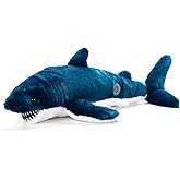 The Petting Zoo Mako Shark Stuffed Animal Plushie, Gifts for Kids, Wild Onez Ocean Animals, Shark Plush Toy 22 inches