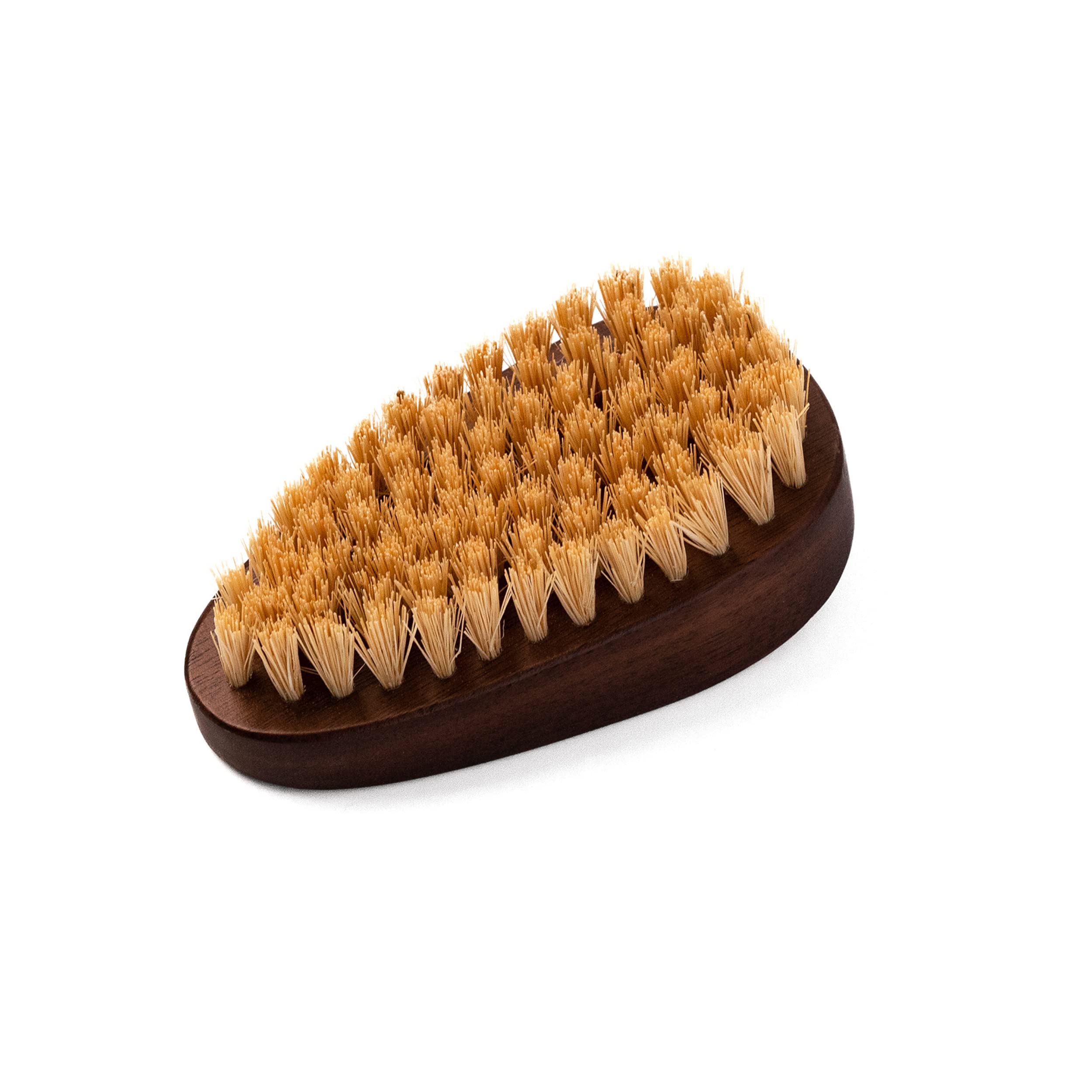 Eco Bath London Natural Sisal Walnut Wood Nail Brush - Luxurious Nail Cleaning Brush with Durable Walnut Wood and Natural Sisal