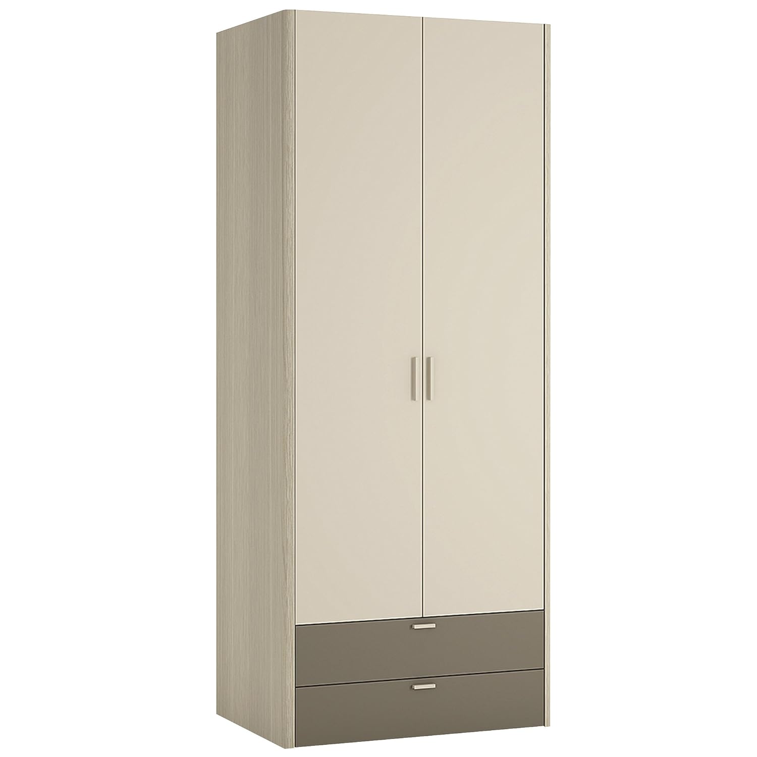 Furniture To Go 2 Door 2 Drawer Fitted Wardrobe Wood Light Oak