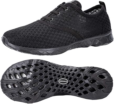aleader men's quick drying aqua water shoe