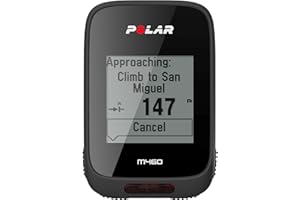 POLAR Unisex's M460 GPS Bike Computer Without Heart Rate, Black, One Size