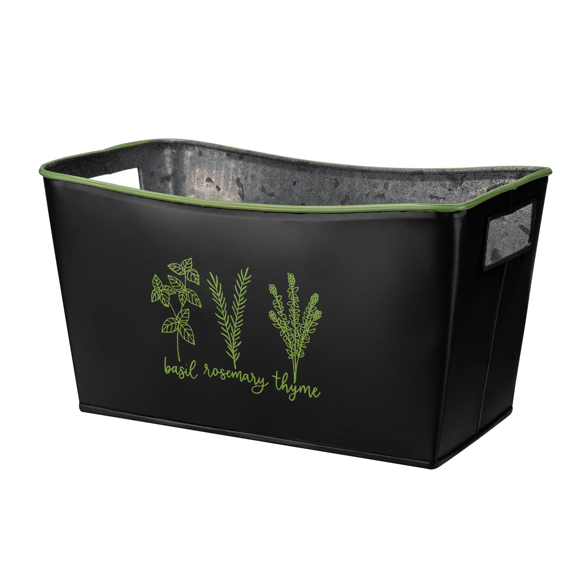 VERDENIA Coaster, Black, 25x14x15cm